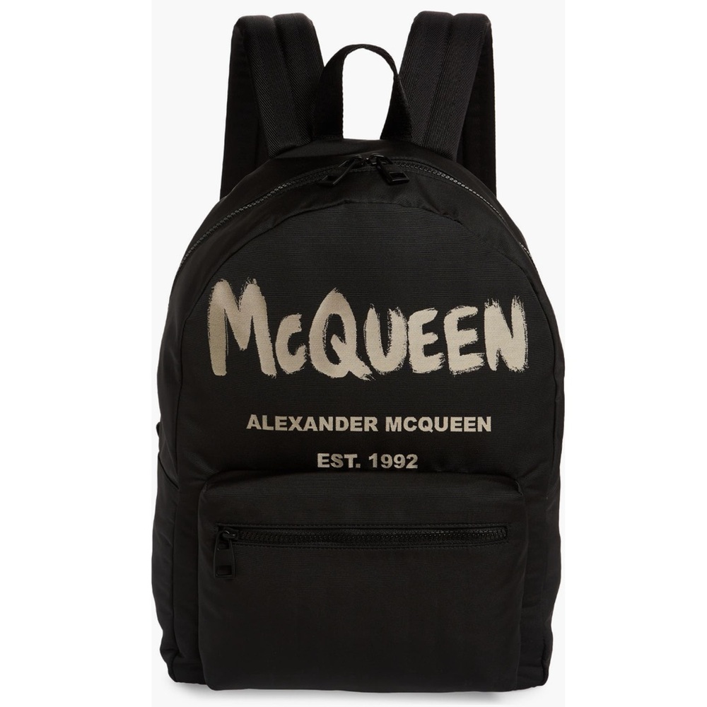 Alexander McQueen Metropolitan McQueen Graffiti Backpack